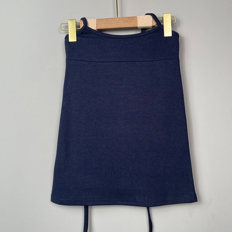South Korea Dongdaemun New Shine Figure ~ Sexy Feminine Neck Bag Hip Outer Strap Skirt Korean Style