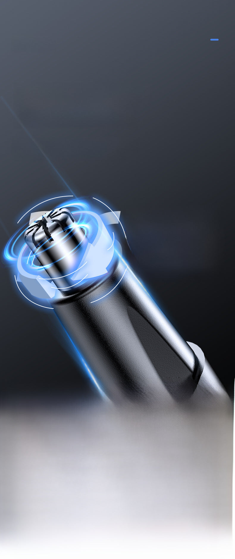 Manufacturer's New Electric Nose Hair Trimmer for Men and Women, Wholesale Two-In-One Portable Hair Removal Device