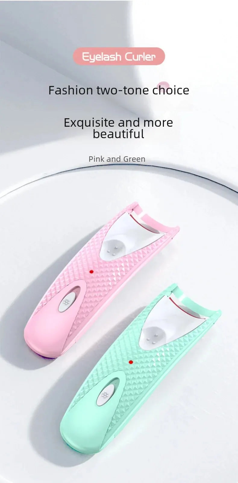 Cross-border new electric eyelash curling device electric eyelash curling device heating styling Beauty Makeup Eyelash curler beauty instrument