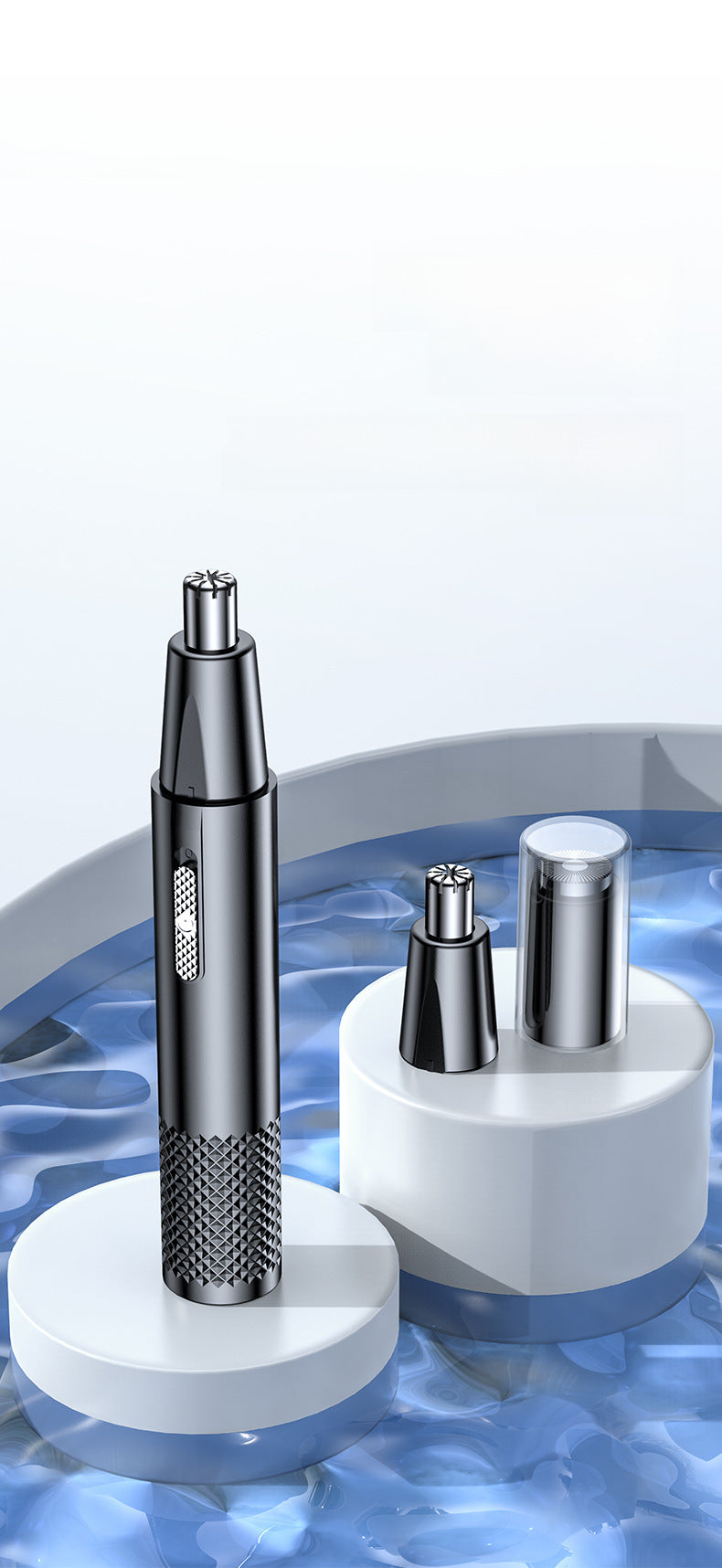 Manufacturer's New Electric Nose Hair Trimmer for Men and Women, Wholesale Two-In-One Portable Hair Removal Device