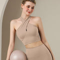 Yoga Clothing Vest Sports Bra Intimates Women's Push-Up Bubble Wrap Breast Reduction Sexy Beautiful Back Cross Sling Fitness Clothing