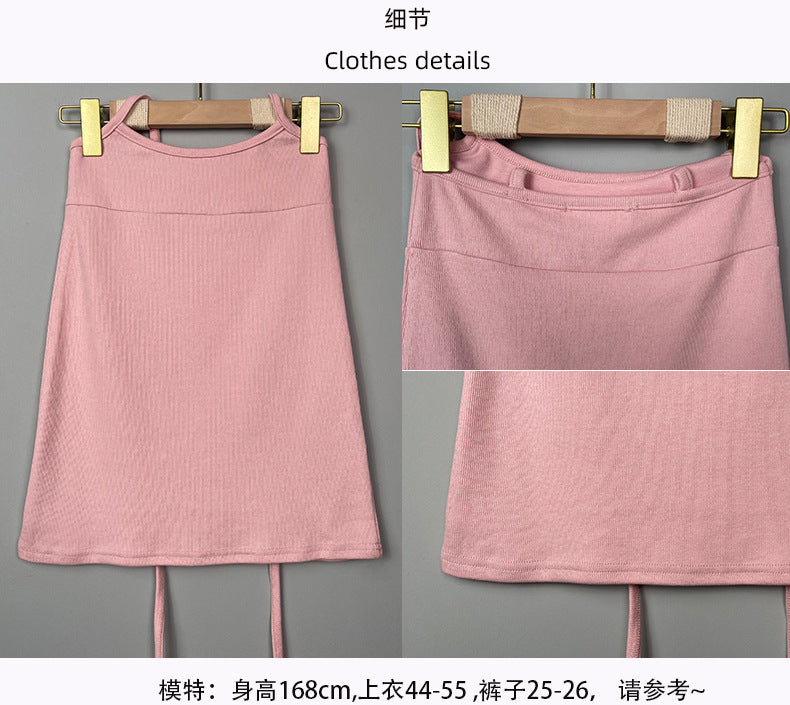 South Korea Dongdaemun New Shine Figure ~ Sexy Feminine Neck Bag Hip Outer Strap Skirt Korean Style