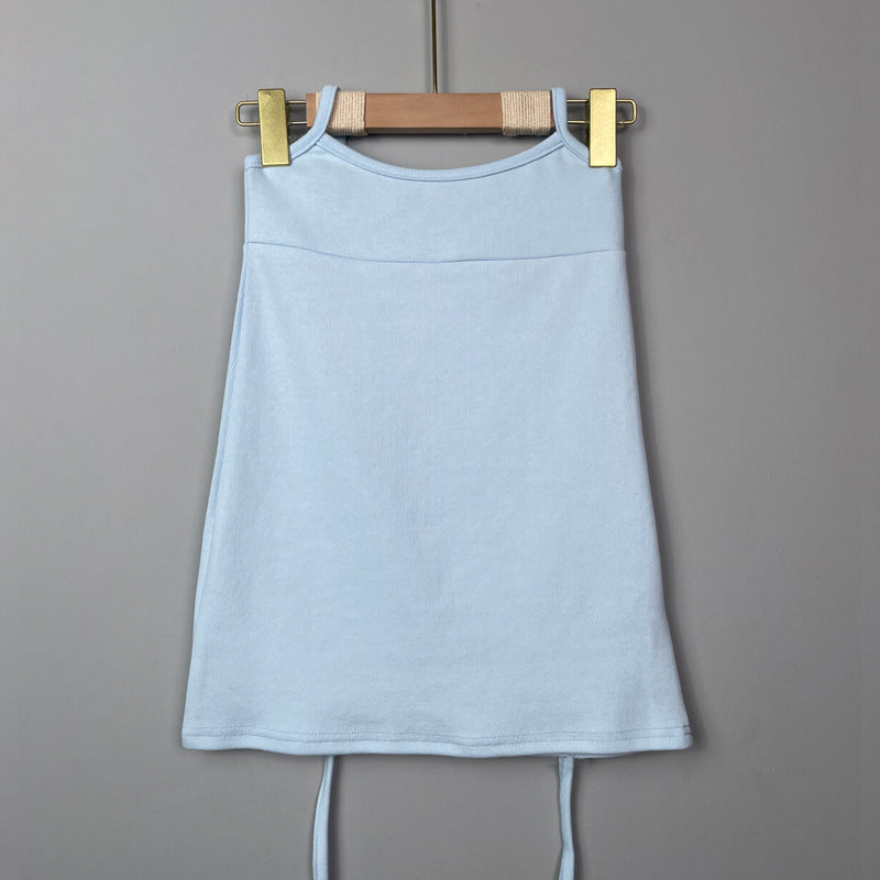 South Korea Dongdaemun New Shine Figure ~ Sexy Feminine Neck Bag Hip Outer Strap Skirt Korean Style