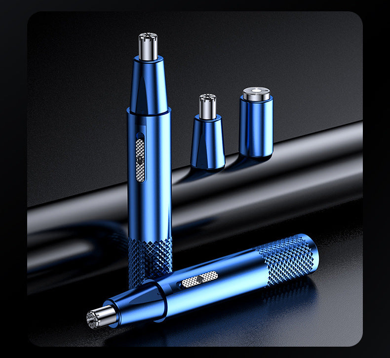 Manufacturer's New Electric Nose Hair Trimmer for Men and Women, Wholesale Two-In-One Portable Hair Removal Device