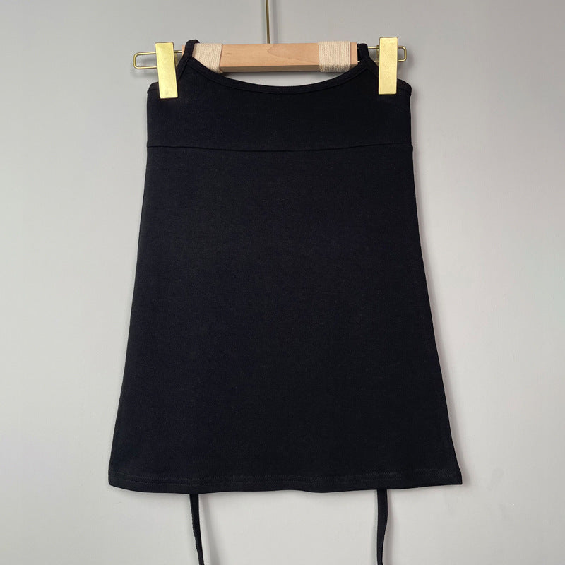 South Korea Dongdaemun New Shine Figure ~ Sexy Feminine Neck Bag Hip Outer Strap Skirt Korean Style