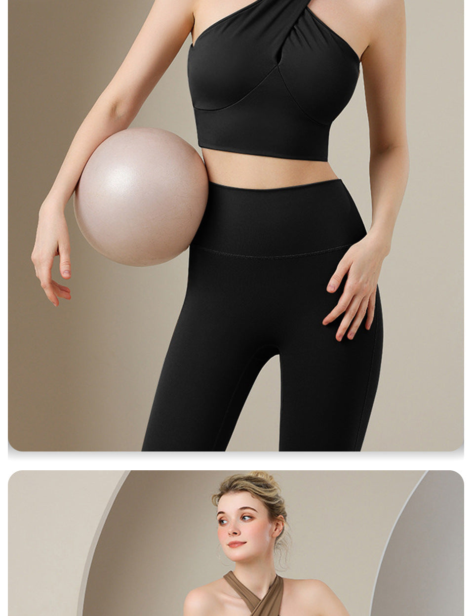 Yoga Clothing Vest Sports Bra Intimates Women's Push-Up Bubble Wrap Breast Reduction Sexy Beautiful Back Cross Sling Fitness Clothing