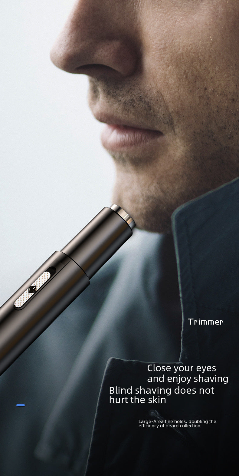 Manufacturer's New Electric Nose Hair Trimmer for Men and Women, Wholesale Two-In-One Portable Hair Removal Device