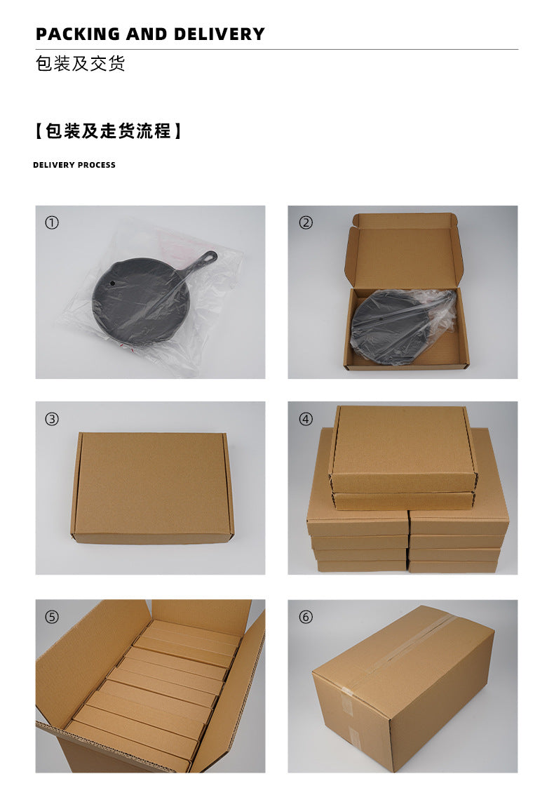 Cast Iron Yuzi Frying Pan Japanese-style Household Square Egg Frying Pan Uncoated Thickened Non-stick Egg Frying Pan Pan