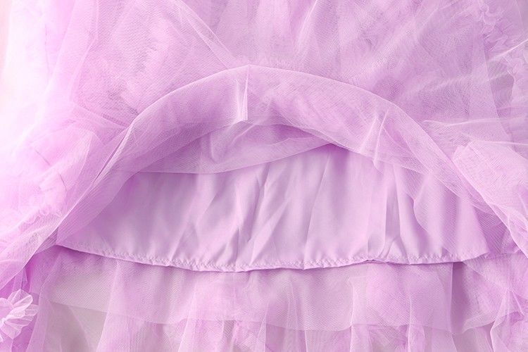 Irregular Mesh Cake Skirt with Fungus Edges, Mid-Length High Waist, Large Hem, Fluffy Fairy Gauze Skirt, Long Skirt 1279