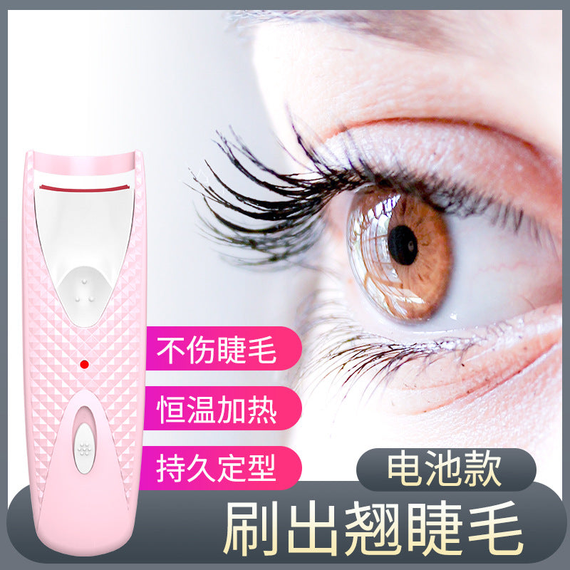 Cross-border new electric eyelash curling device electric eyelash curling device heating styling Beauty Makeup Eyelash curler beauty instrument