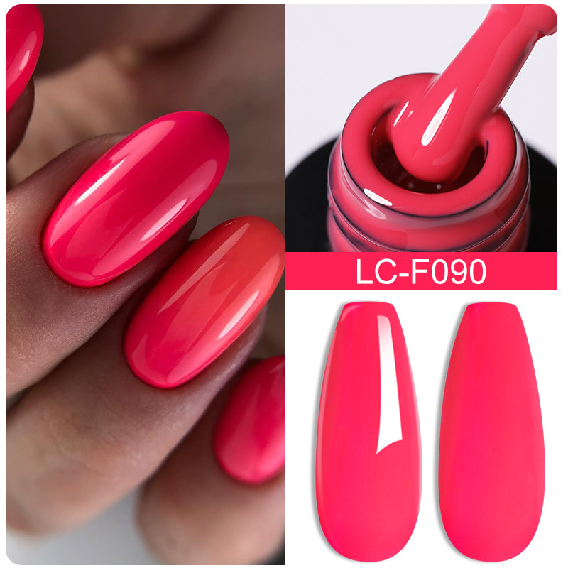LILYCUTE 7ML Gel Nail Polish High Saturation Color For Manicure Vernis Semi Permanent Nail Art Base Top Coat UV Nail Polish