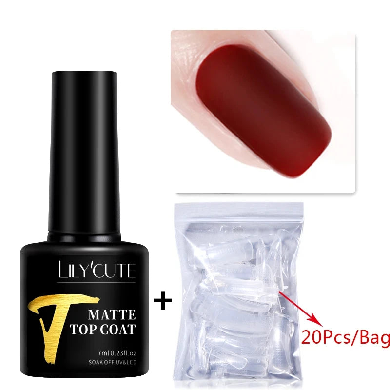 LILYCUTE Extension Nail Gel Polish Glitter Vernis Semis Permanent UV Gel For Manicure Nail Art Prolong Construction Gel