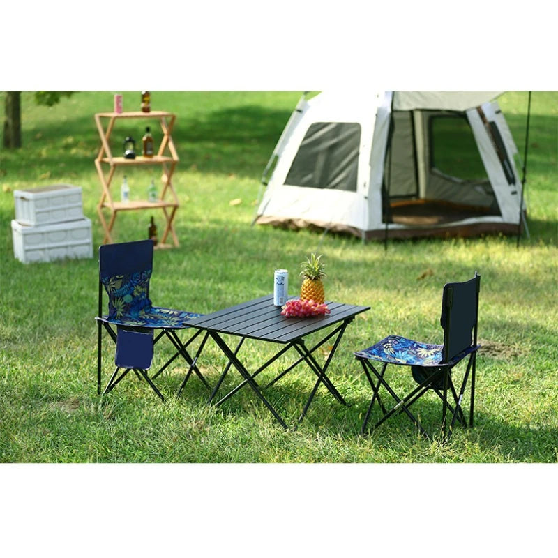 Portable Folding Camping Table Aluminium Alloy Ultralight Computer Bed Table Outdoor Garden Camp Party BBQ Picnic Foldable Table