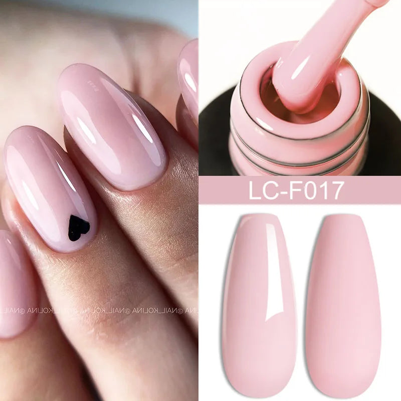 LILYCUTE Glitter Gel Nail Polish Sequins Semi Permanent UV Gel Colorful Gel Polish Soak Off UV LED Nail Gel Varnish For Manicure
