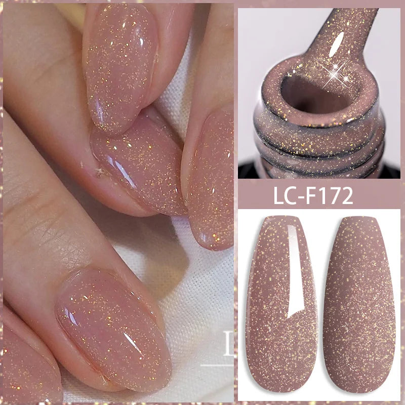 LILYCUTE 7ml Coffee Brown Dark Red Winter Nail Gel Polish Autumn Winter Color Semi Permanent Soak Off UV LED Varnish