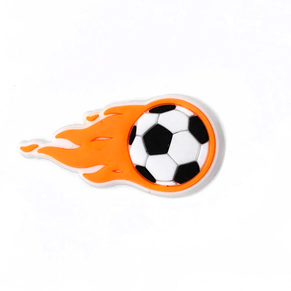 Soccer Football Sport Shoe Charms for Clogs Sandals Decoration Shoe Accessories Charms for Boys Gifts