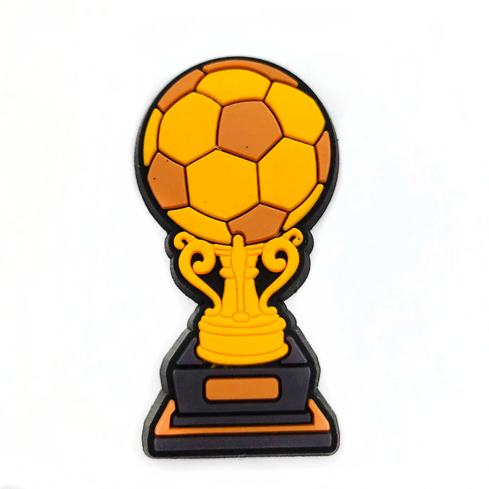 Soccer Football Sport Shoe Charms for Clogs Sandals Decoration Shoe Accessories Charms for Boys Gifts