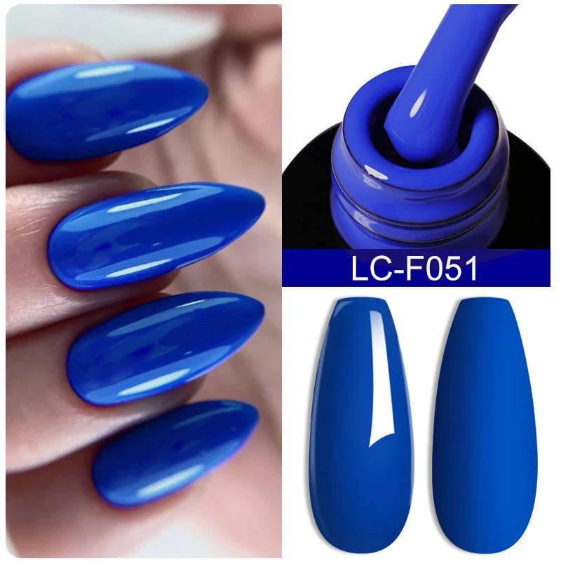 LILYCUTE Glitter Gel Nail Polish Sequins Semi Permanent UV Gel Colorful Gel Polish Soak Off UV LED Nail Gel Varnish For Manicure