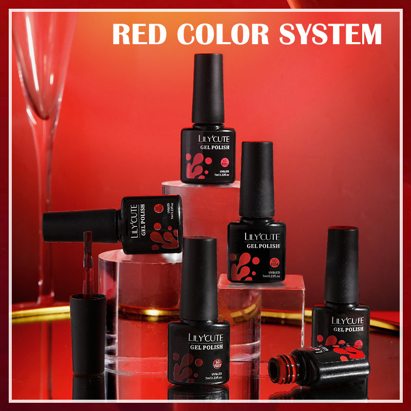 LILYCUTE 7ML Gel Nail Polish High Saturation Color For Manicure Vernis Semi Permanent Nail Art Base Top Coat UV Nail Polish