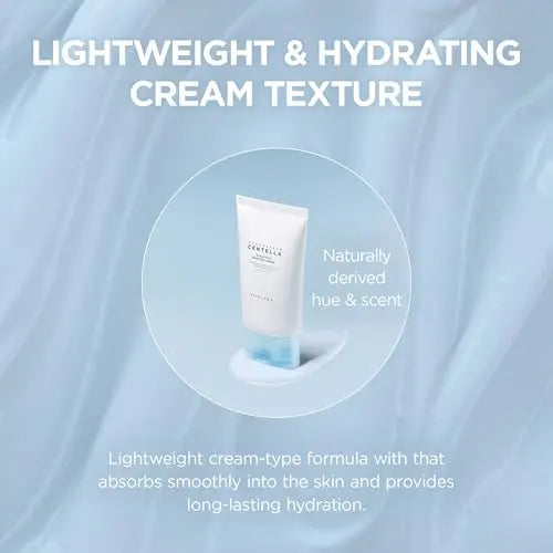 SKIN1004 Centella Hyalu-Cica Skincare Set – Face Moisture Cream 75ml + Sunscreen SPF50+ PA++++ 50ml, Deep Hydration & Sun Care