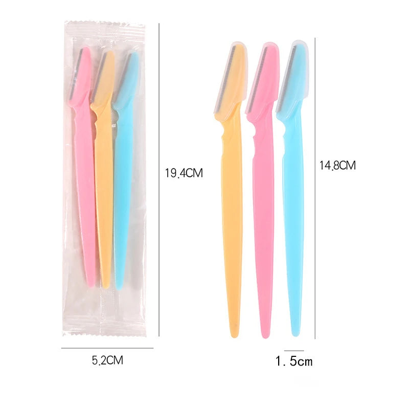 Eyebrow Trimmer Blade Shaver Portable Face Razor Eye Brow Epilation Hair Removal Cutters Safety Razor Woman Makeup
