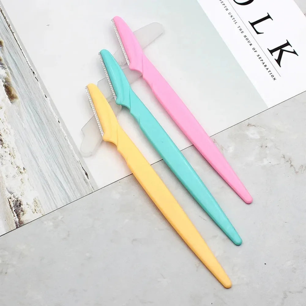 KSHBO New 2025 Eyebrow Razor for Women, 10Pcs Dermaplaning Tool for Face Professional, Face Razor for Women Facial Hair Remover