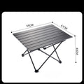 Portable Folding Camping Table Aluminium Alloy Ultralight Computer Bed Table Outdoor Garden Camp Party BBQ Picnic Foldable Table