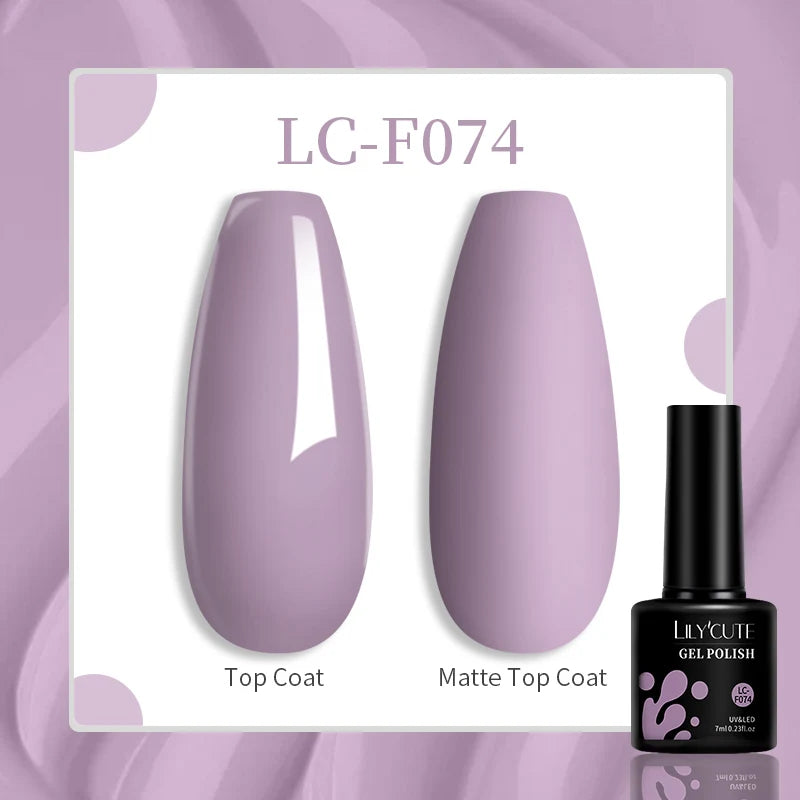 LILYCUTE Glitter Gel Nail Polish Sequins Semi Permanent UV Gel Colorful Gel Polish Soak Off UV LED Nail Gel Varnish For Manicure