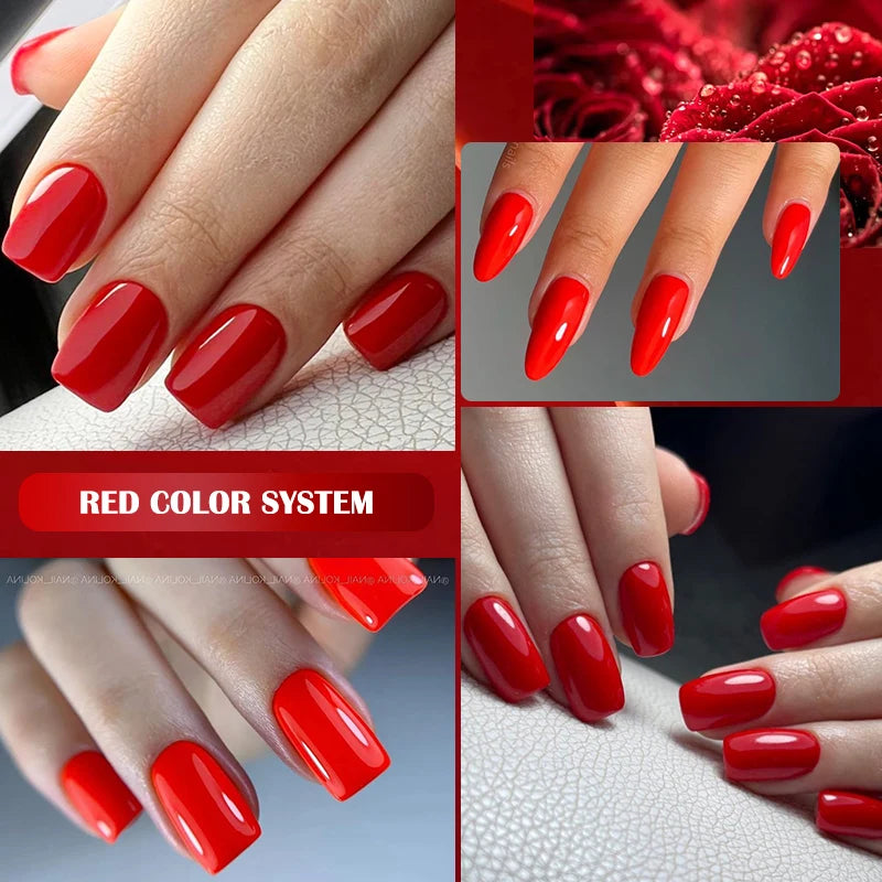 LILYCUTE 7ML Gel Nail Polish High Saturation Color For Manicure Vernis Semi Permanent Nail Art Base Top Coat UV Nail Polish