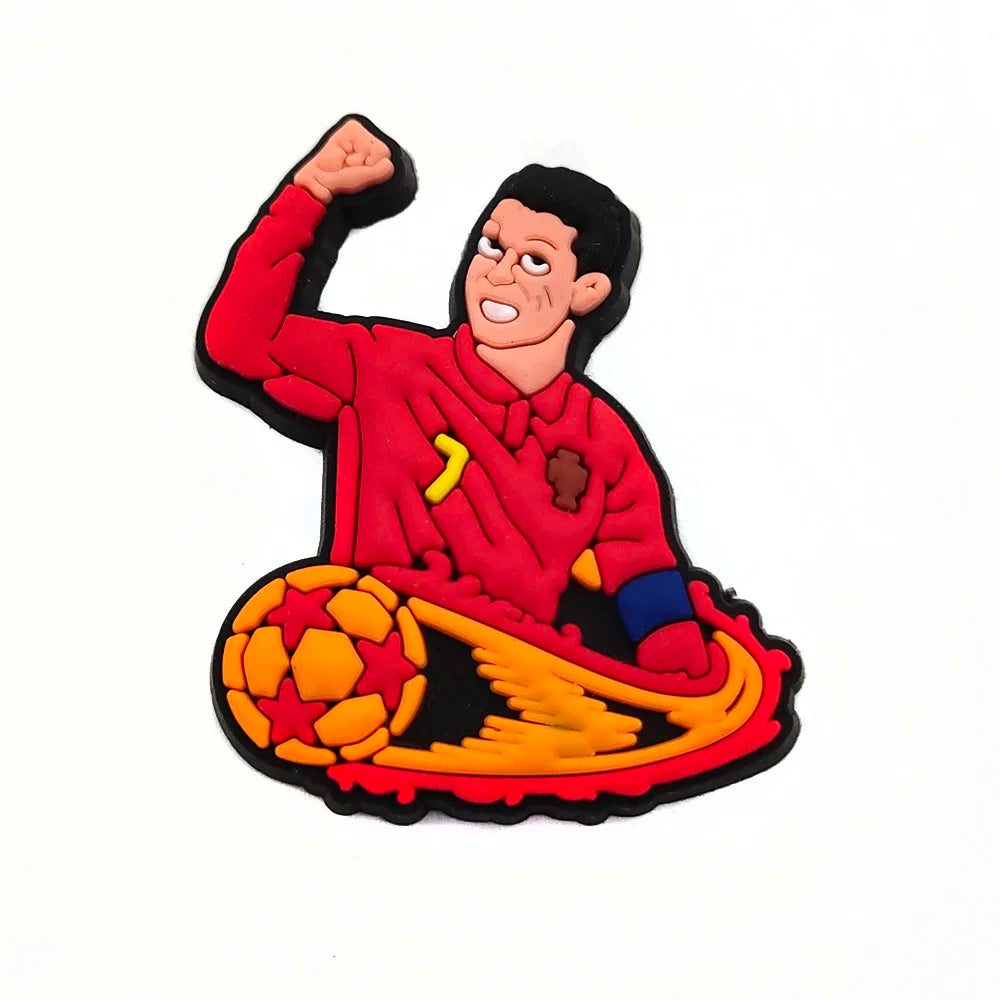 Soccer Football Sport Shoe Charms for Clogs Sandals Decoration Shoe Accessories Charms for Boys Gifts