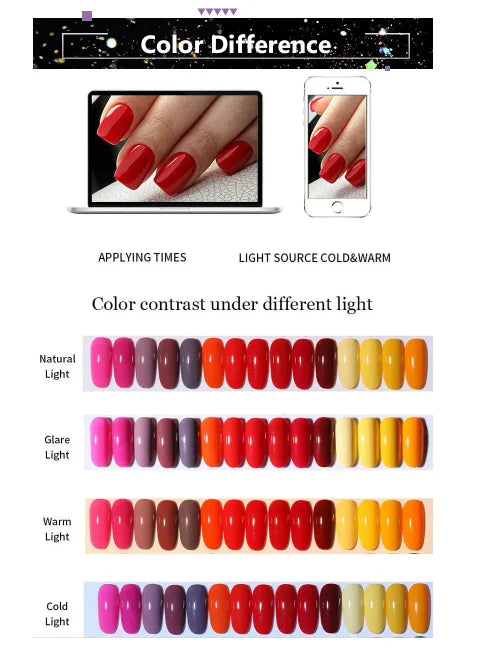 LILYCUTE 7ML 184 Colors Nail Gel Polish Shining Red Glitter Semi Permanent Nail Art Varnish Long Lasting UV LED Gel Manicure