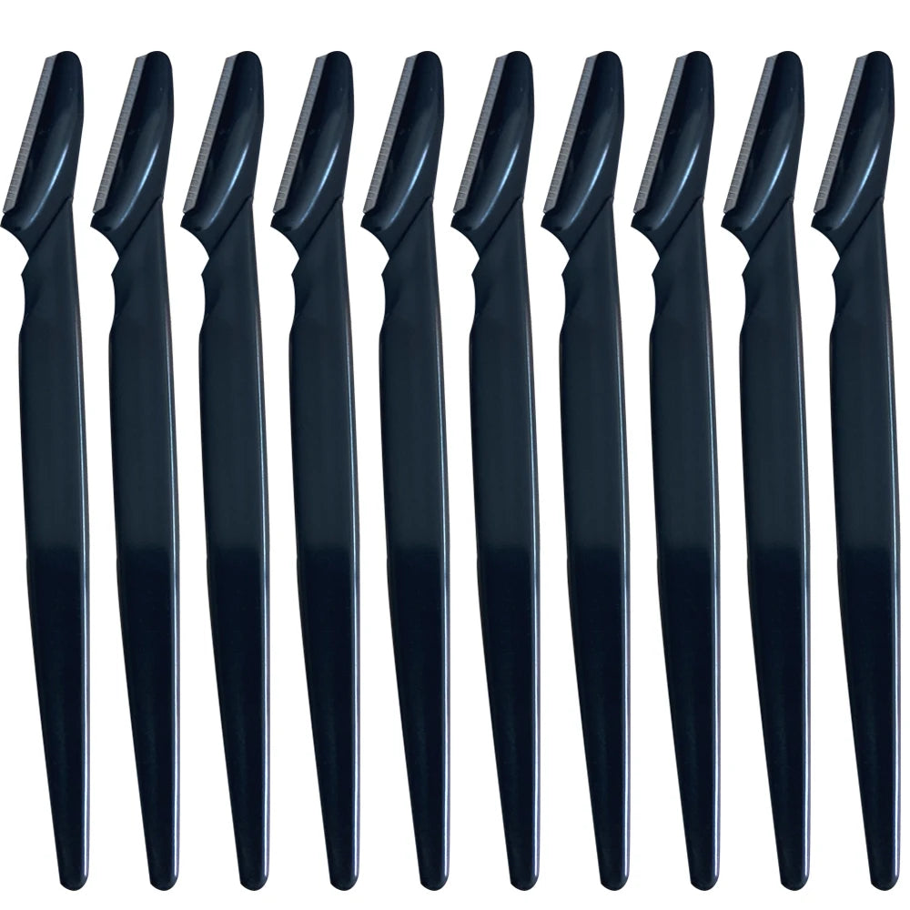 KSHBO New 2025 Eyebrow Razor for Women, 10Pcs Dermaplaning Tool for Face Professional, Face Razor for Women Facial Hair Remover