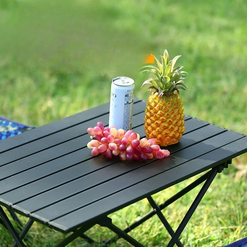 Portable Folding Camping Table Aluminium Alloy Ultralight Computer Bed Table Outdoor Garden Camp Party BBQ Picnic Foldable Table