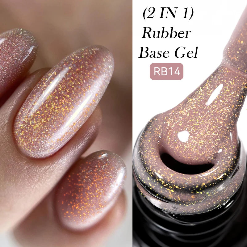 LILYCUTE Glitter Gel Nail Polish Sequins Semi Permanent UV Gel Colorful Gel Polish Soak Off UV LED Nail Gel Varnish For Manicure