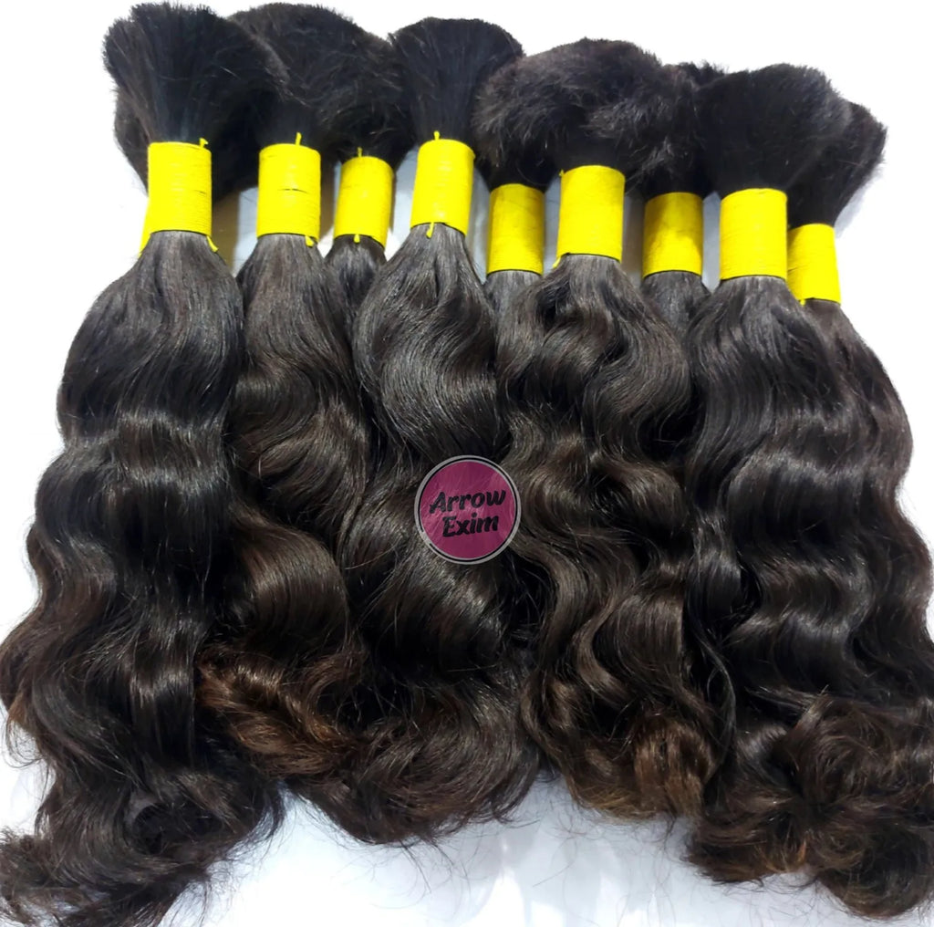 Baby Curly Brazilian Indian Remy Virgin Bulk Hair 100 Grams 12A Quality Top Grade Premium for Braiding