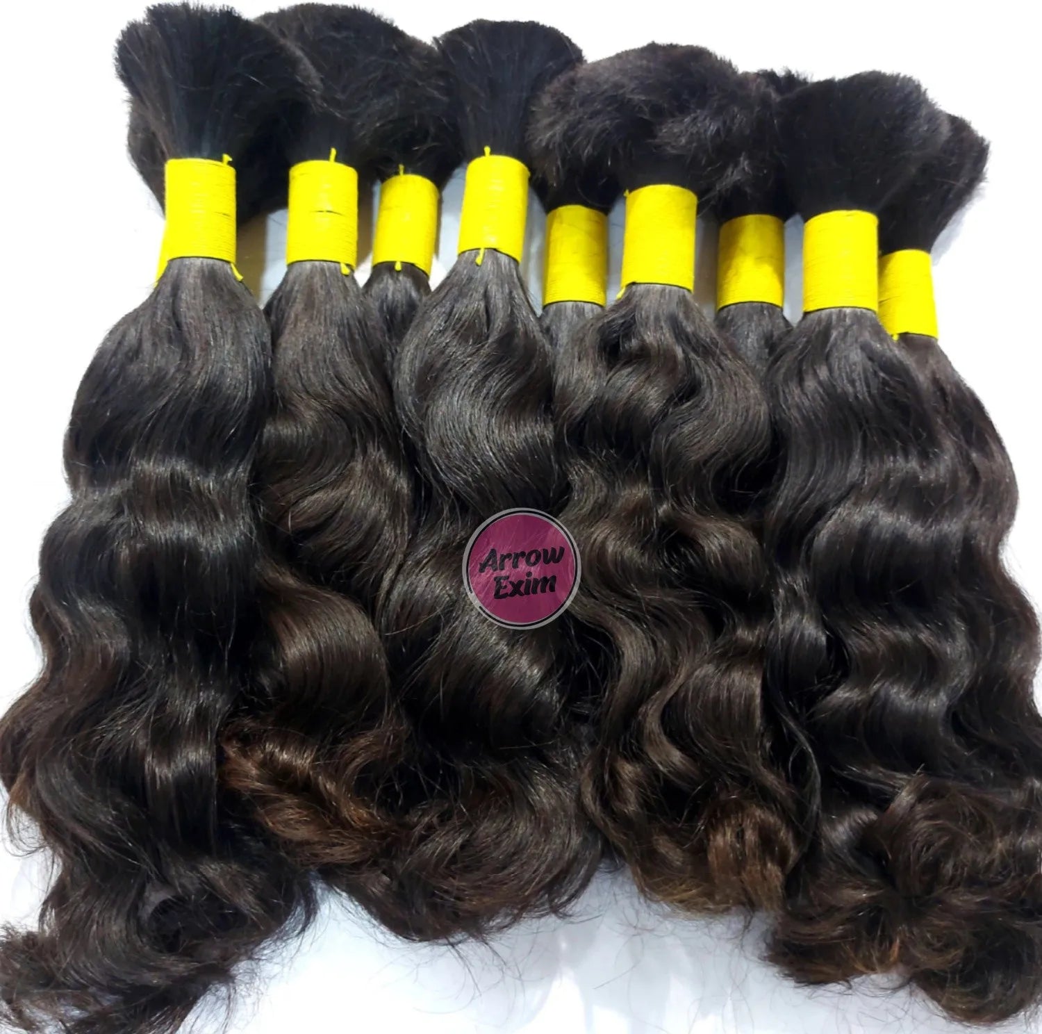Baby Curly Brazilian Indian Remy Virgin Bulk Hair 100 Grams 12A Quality Top Grade Premium for Braiding