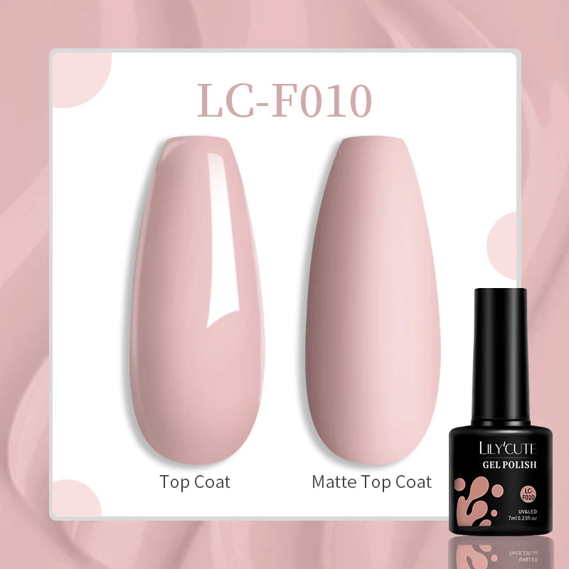 LILYCUTE Glitter Gel Nail Polish Sequins Semi Permanent UV Gel Colorful Gel Polish Soak Off UV LED Nail Gel Varnish For Manicure