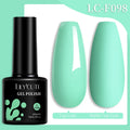 LILYCUTE 7ml Colorful Gel Nail Polish Long Lasting For Manicure Semi Permanent Base Top Coat Nail Art UV Gel Varnish
