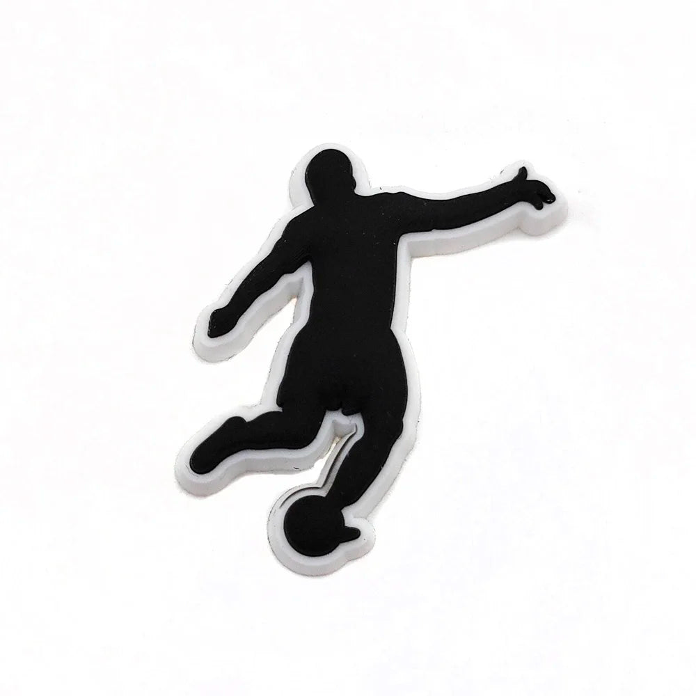 Soccer Football Sport Shoe Charms for Clogs Sandals Decoration Shoe Accessories Charms for Boys Gifts