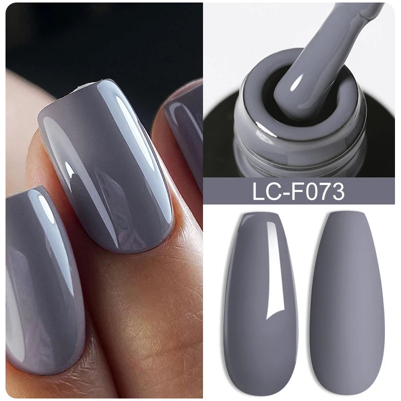 LILYCUTE Glitter Gel Nail Polish Sequins Semi Permanent UV Gel Colorful Gel Polish Soak Off UV LED Nail Gel Varnish For Manicure