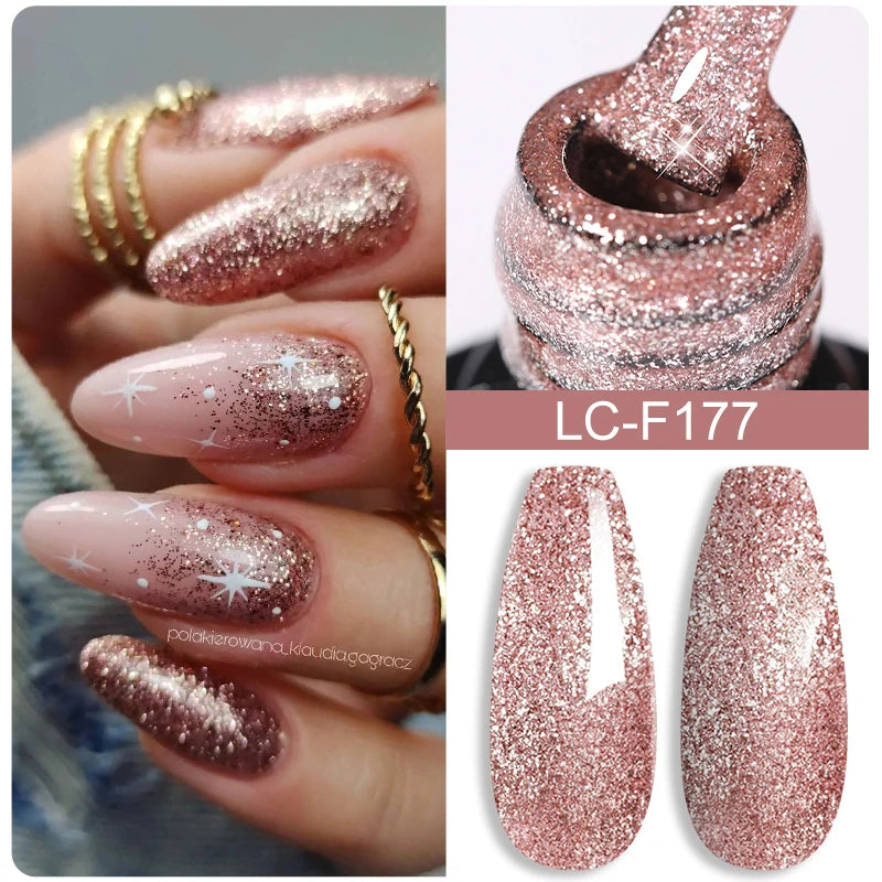LILYCUTE 7ml Coffee Brown Dark Red Winter Nail Gel Polish Autumn Winter Color Semi Permanent Soak Off UV LED Varnish
