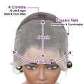 Pixie Cut Wigs For Black Women Human Hair 6 Inch Straight Bob Wigs T Part Lace 13x4 Side Part Transparent Short Lace Front Wigs