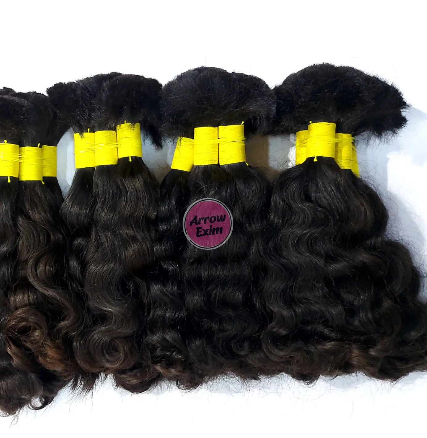 Baby Curly Brazilian Indian Remy Virgin Bulk Hair 100 Grams 12A Quality Top Grade Premium for Braiding
