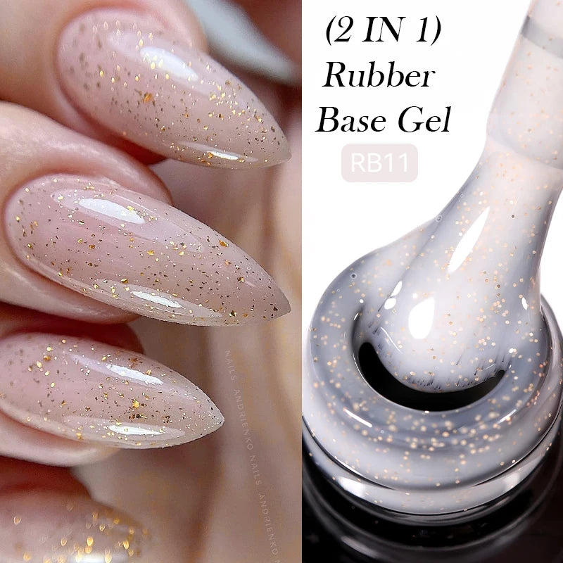 LILYCUTE Glitter Gel Nail Polish Sequins Semi Permanent UV Gel Colorful Gel Polish Soak Off UV LED Nail Gel Varnish For Manicure