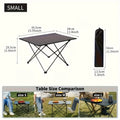 Ultra-Lightweight Aluminum Folding Camping Table - Heavy Duty Portable Outdoor Picnic & BBQ Table, Compact for Travel