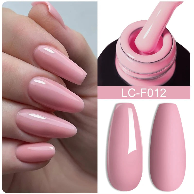 LILYCUTE Glitter Gel Nail Polish Sequins Semi Permanent UV Gel Colorful Gel Polish Soak Off UV LED Nail Gel Varnish For Manicure