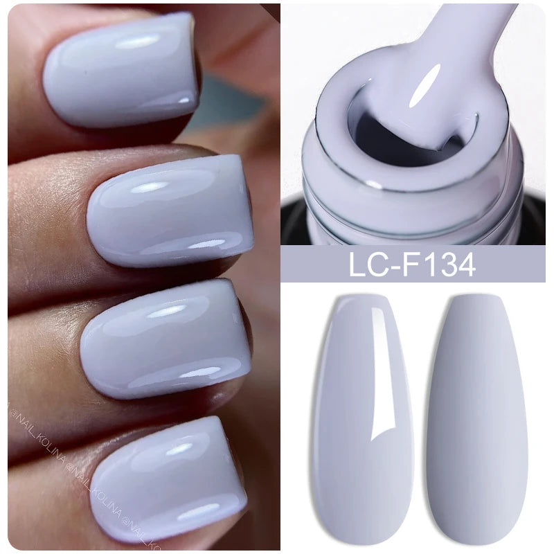 LILYCUTE 7ml Coffee Brown Dark Red Winter Nail Gel Polish Autumn Winter Color Semi Permanent Soak Off UV LED Varnish