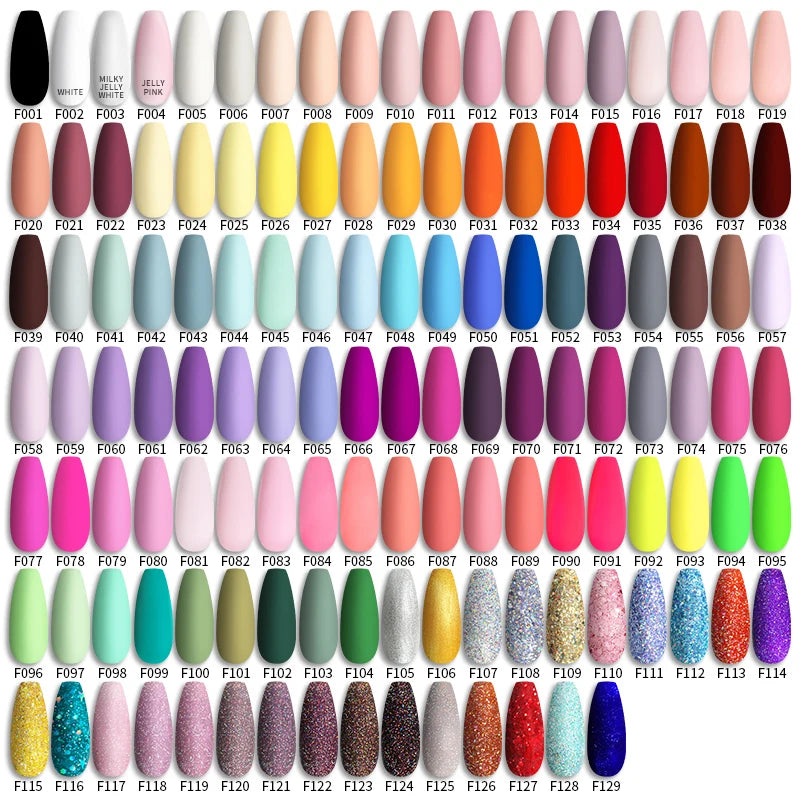 LILYCUTE Nail Gel Polish 7ML Pink Nude Colorful Semi Permanent For Manicure Base Top Coat Soak Off UV Gel Nails Art Varnish