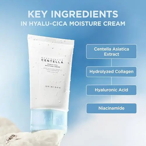 SKIN1004 Centella Hyalu-Cica Skincare Set – Face Moisture Cream 75ml + Sunscreen SPF50+ PA++++ 50ml, Deep Hydration & Sun Care