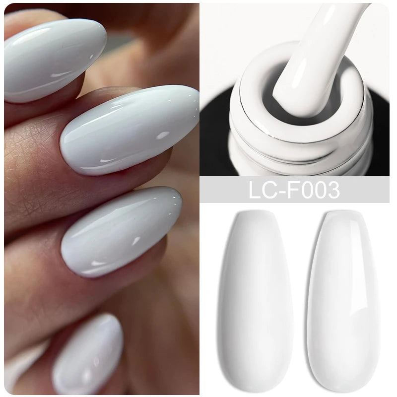 LILYCUTE 7ML Gel Nail Polish High Saturation Color For Manicure Vernis Semi Permanent Nail Art Base Top Coat UV Nail Polish